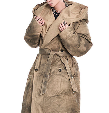 Men's Autumn And Winter Dirty Thicken Cotton Clothes Coat