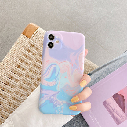 Compatible with Apple , Watercolor ink painting mobile phone case