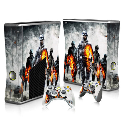 Xbox 360 Slim Full Body Color Membrane Stickers with Scratch-Resistant Protection