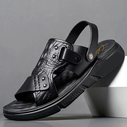 Summer Beach Non-Slip Breathable Thick Soft-Soled Durable Dual-Use Mens Sandals
