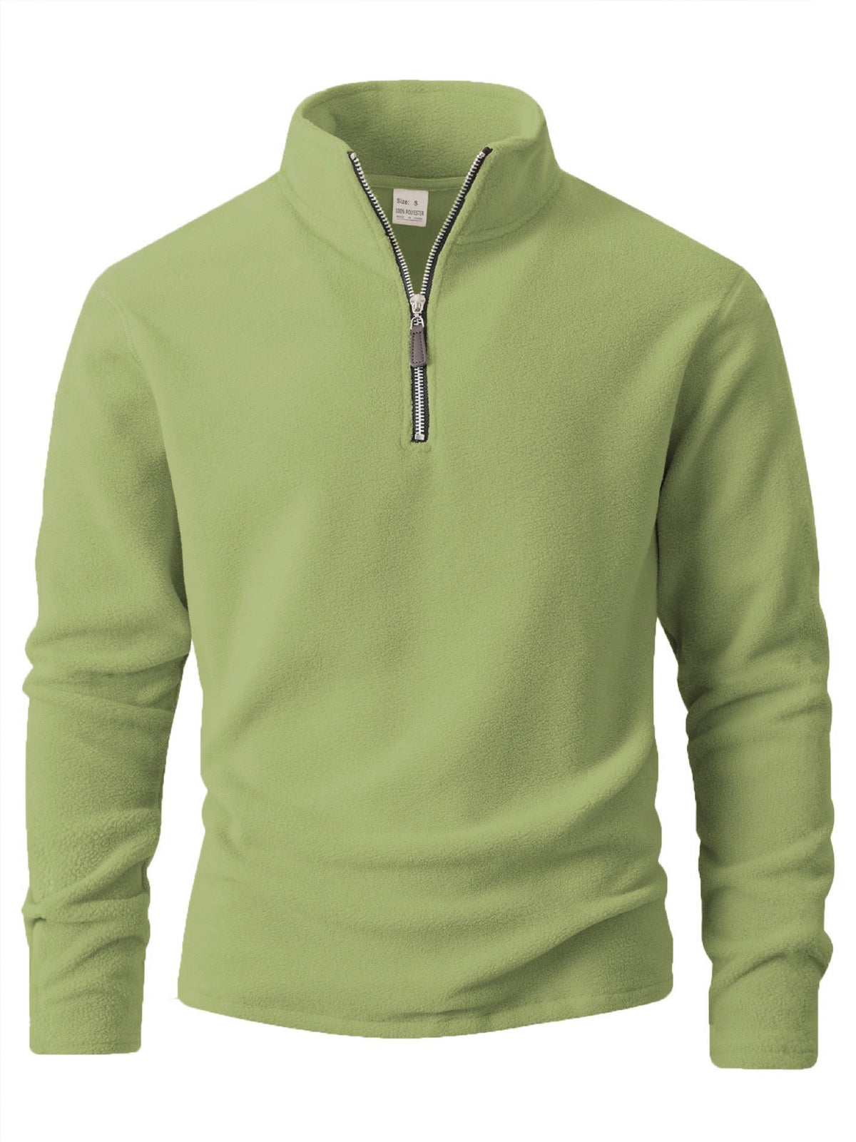 New Mens Fleece Casual Solid-color Hoodie