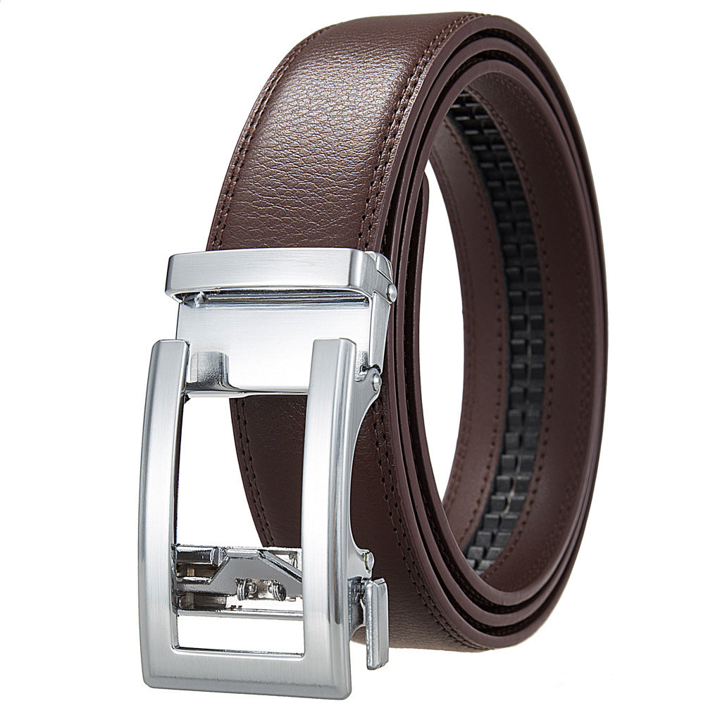 Antique Cowhide Men's Leather Casual Business Belt
