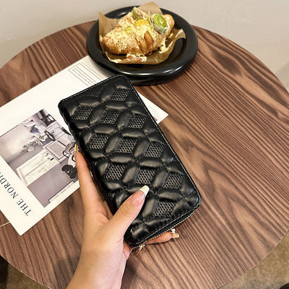 Women's Fashion First Layer Cowhide Zipper Bag
