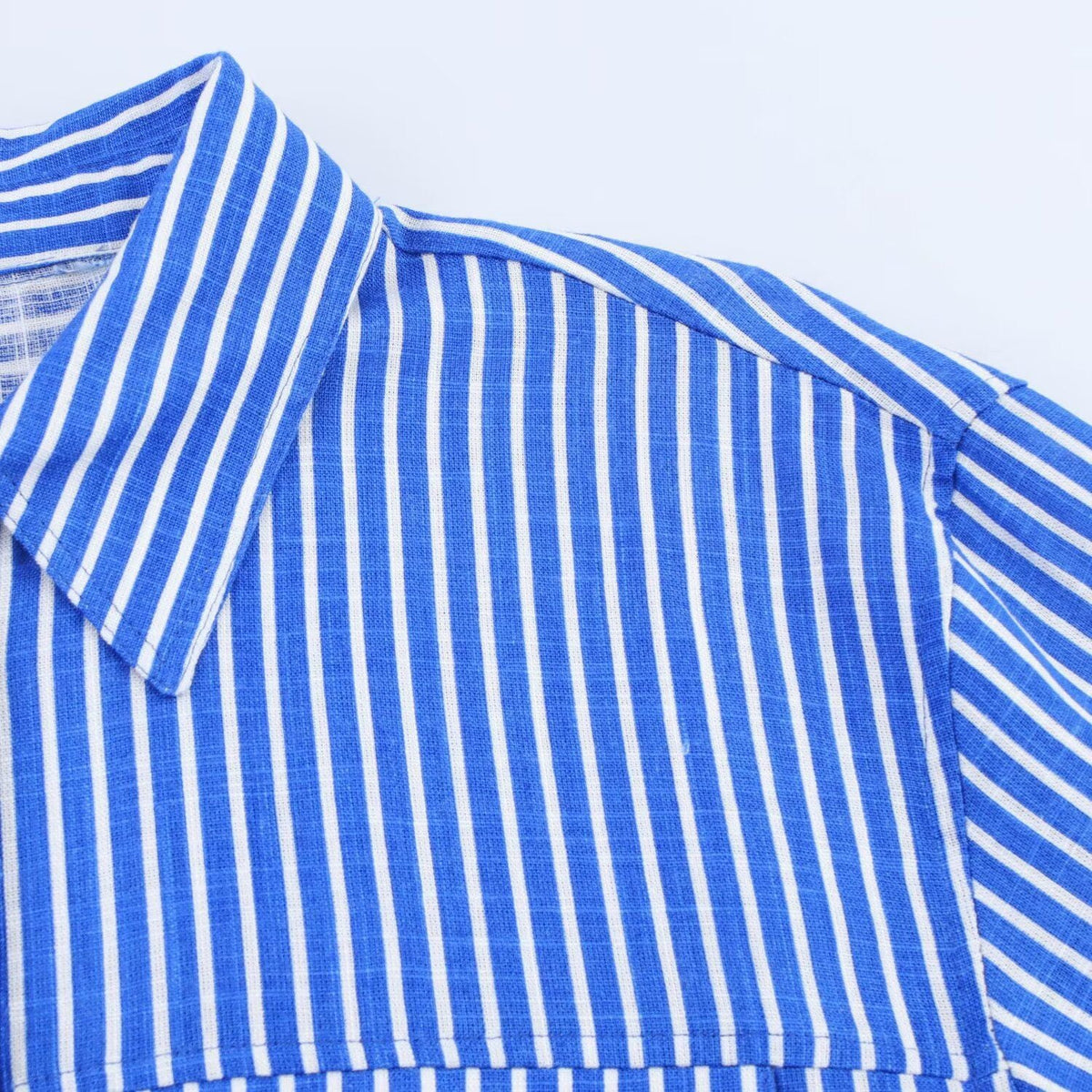 Retro-style Striped Blouse For Women