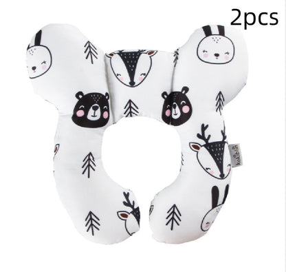 Infant Pillow  Baby Bed  U-Shaped Safety Seat  Neck Guard  Fixed Stereotyped Stroller Pillow