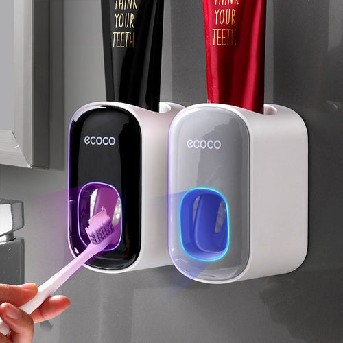 Wall Mounted Automatic Toothpaste Dispenser Set