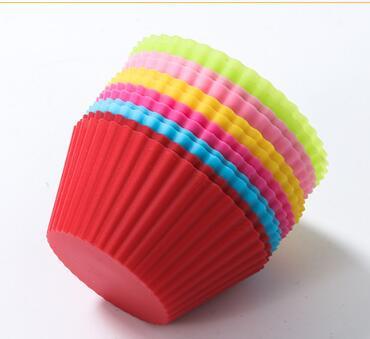 Nonstick Reusable Silicone Cupcake Liners 12 Pieces