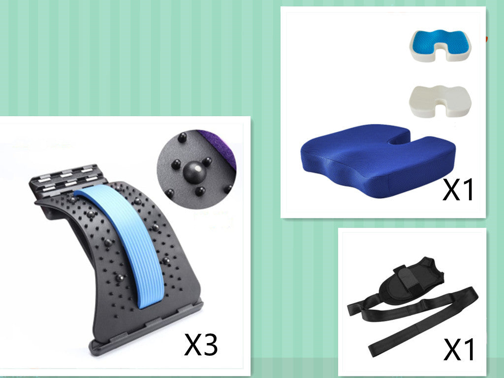 Lumbar Traction Device for Back Pain Relief
