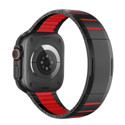 Watch Stainless Steel Band Sports Wristband Curved Two-tone