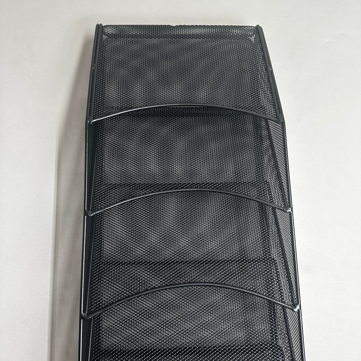 SAFCO 9 Pocket Mesh Literature Magazine Rack Onyx Black