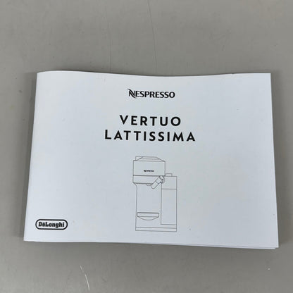 NESPESSO Vertuo Lattissima One-Touch Coffee Maker & Frother Matte White & Gloss
