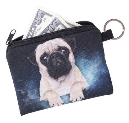 Printed animal coin purse