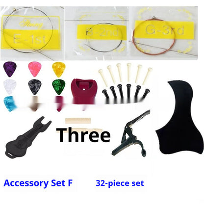 Guitar Accessories Suit Pick String Nail Pillow