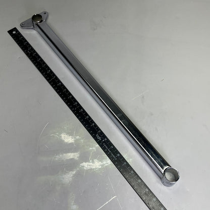 QUANTUM STORAGE (1 SET)Security Door Mounting Bracket 24"D Chrome Plated SDMB24C