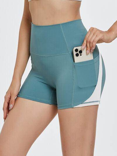 High Waist Active Shorts for Women with Stretch Comfort