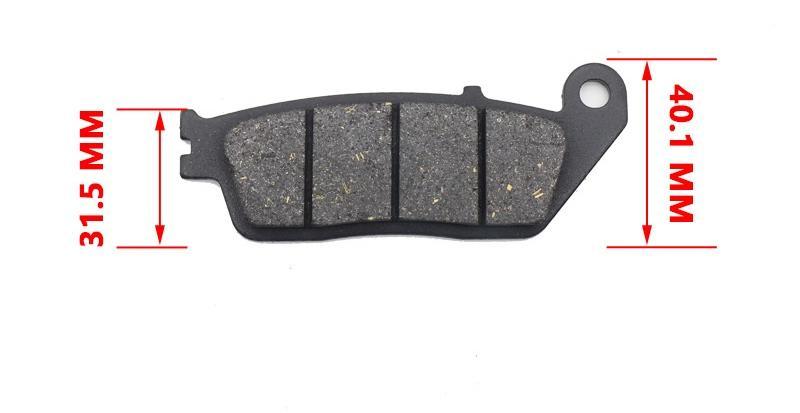 Motorcycle Brake Pad FA142 Semi-metal Friction Material