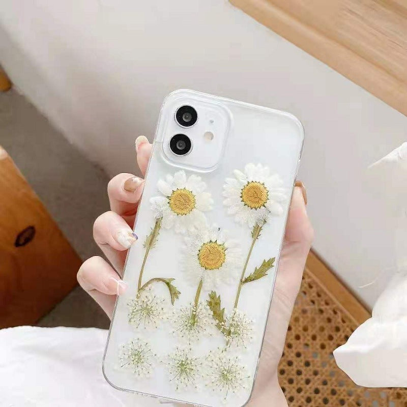 Epoxy Daisy Protective Phone Case