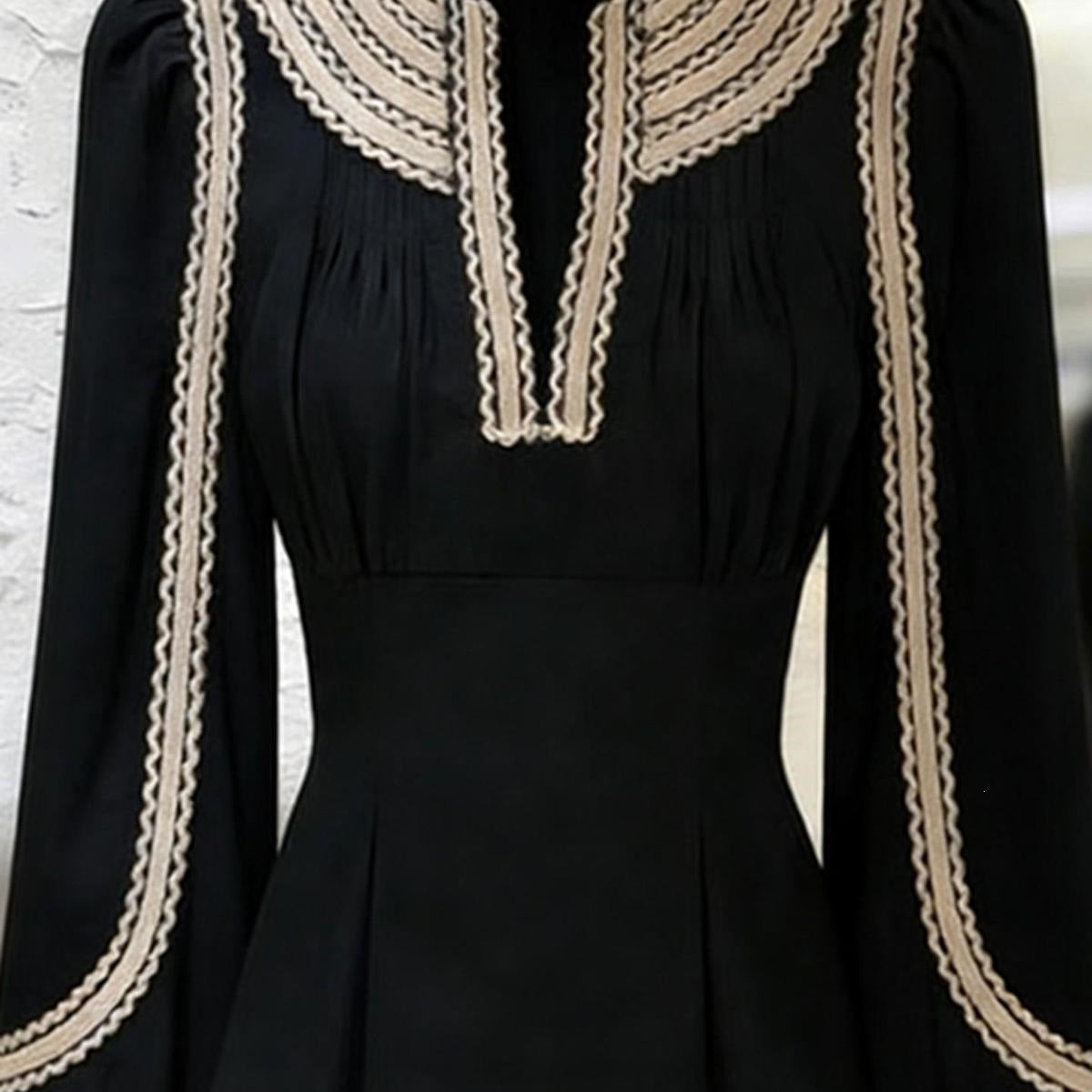 New Spring Stylish And Elegant Black Blouse
