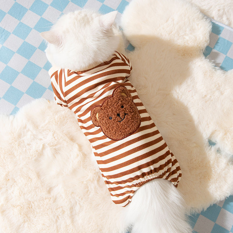 Cute Kitty Pet Clothes Anti-lint