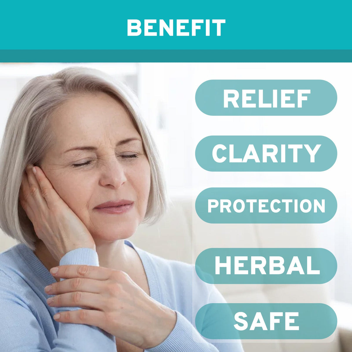 Clear Ear Support Elixir, Relieve Tinnitus Ear Discomfort Inner Ear Obstruction Clean Ear Health Care Solution