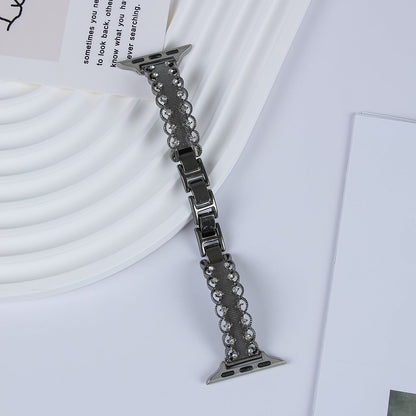 Lace Zircon Watch Strap Suitable For IWatch S10  Xiaomi Mi Band 9 108Pro Xiaomi 10
