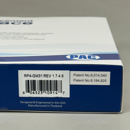 PAC Radio Replacement Interface SWC Interface Pre-Loaded 12Volt Mirco-B RP4-GM31