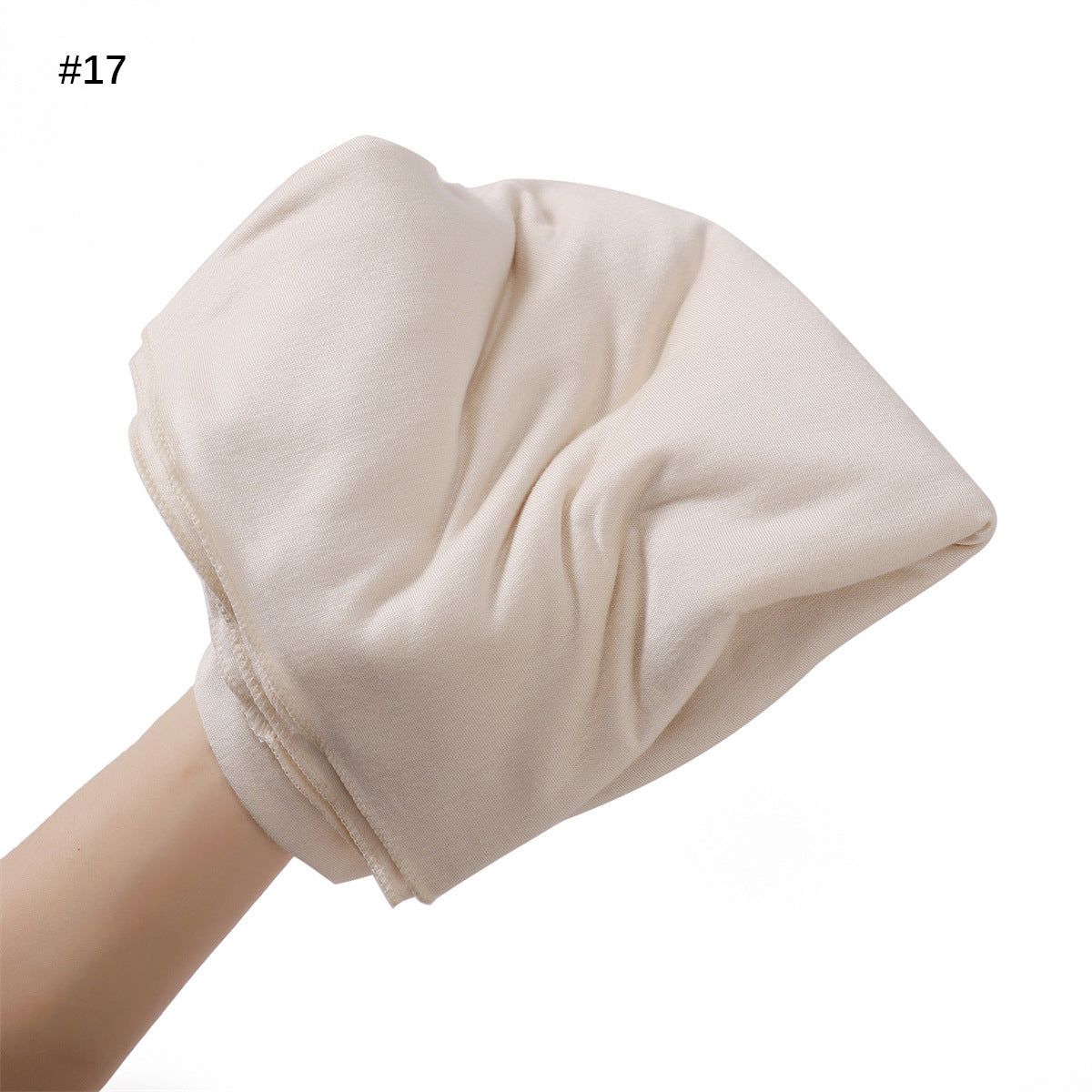 Solid-color Large-size Modal Sweatband Single-color Mercerized Cotton Turban Headscarf