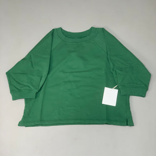 ETICA Fleur Raglan Sweat Top W/ Pintuck Sleeve Juniper Size Medium EW174412