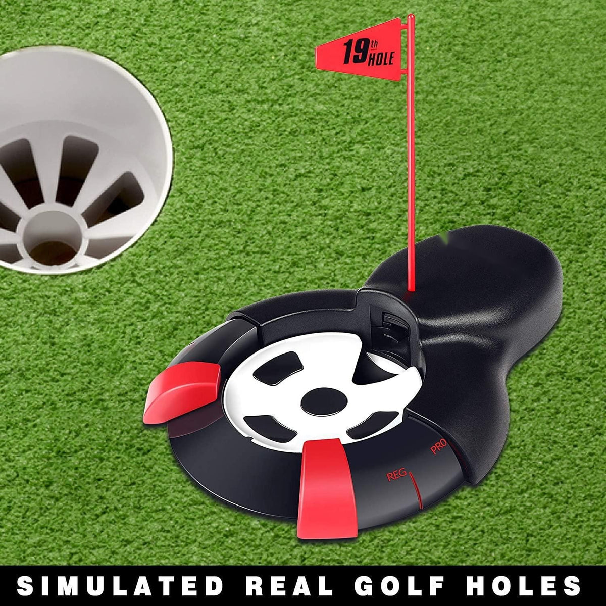Golf Electric Automatic Ball Returner Putter Gravity Induction Exerciser Can Adjust Automatic Rebound