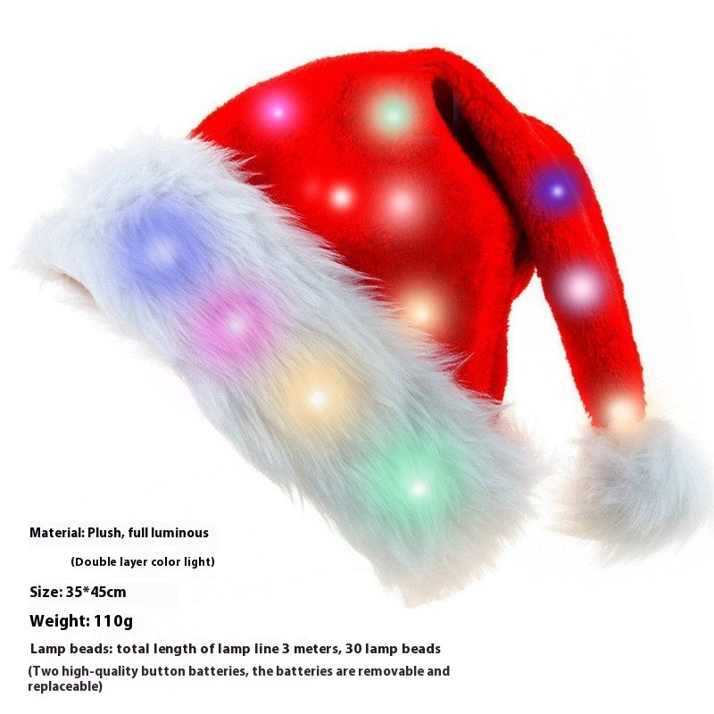 Christmas Decoration Supplies Dress Up Plush Bonnet
