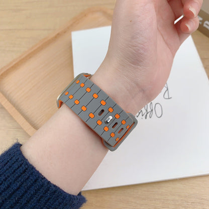 Dynamic Series Three-Color Silicone Watch Strap