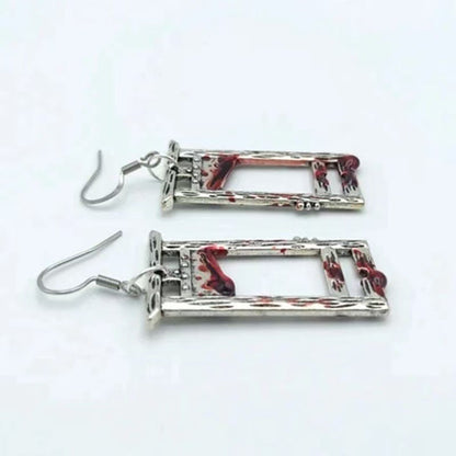 Gothic style Vintage Guillotine shaped Earrings