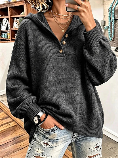 Women's Knitted New-Style Hooded Sweater