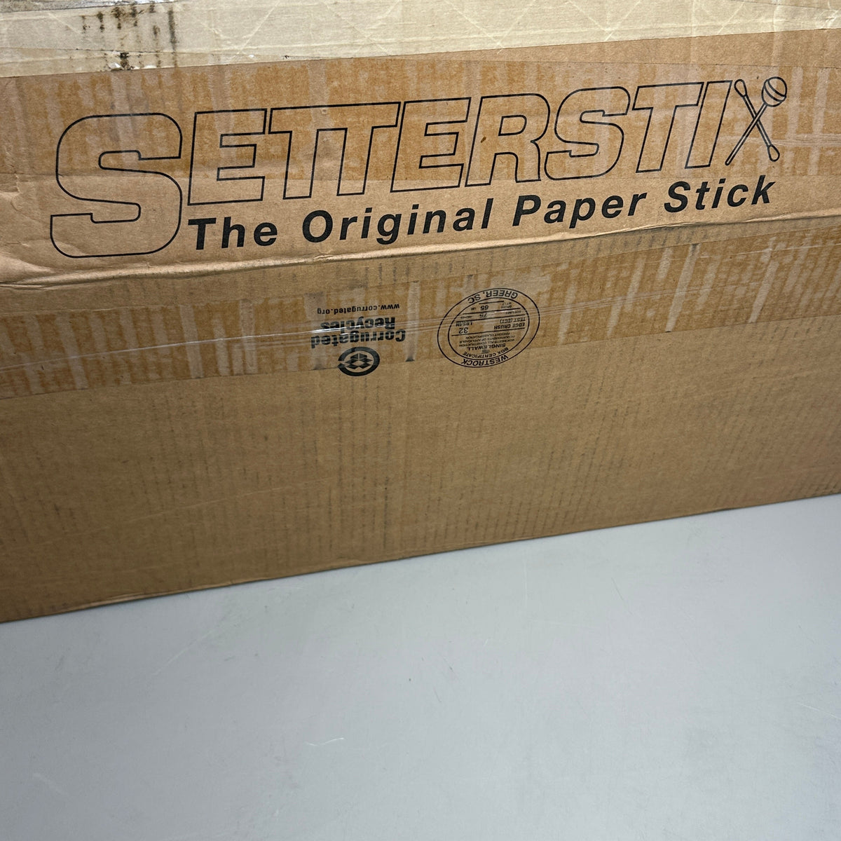 SETTERSTIX 12,000 Pieces Paper Lollipop Cake Pop Treat Sucker Stick 4.5" White
