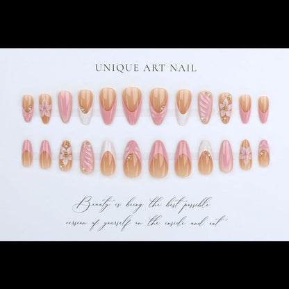 French Carved 3D Wearable Nails