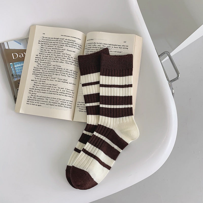 Embroidered Socks For Children With Double Stitches