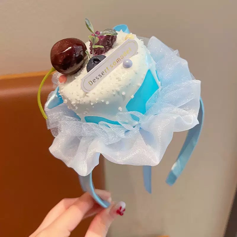 Cherry Cake Style Lace Hair Clip