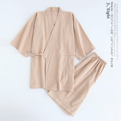 Japanese Men's Kimono Pajamas Shorts