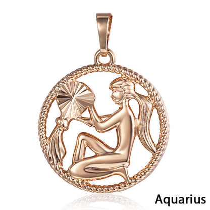 Twelve zodiac pendants