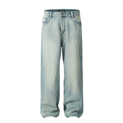 Fashion American Retro Washed Jeans Men