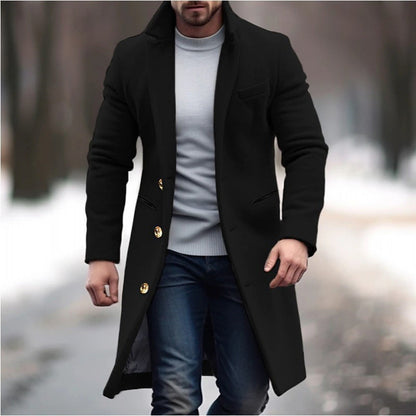 Men's Mid Length Trench Coat