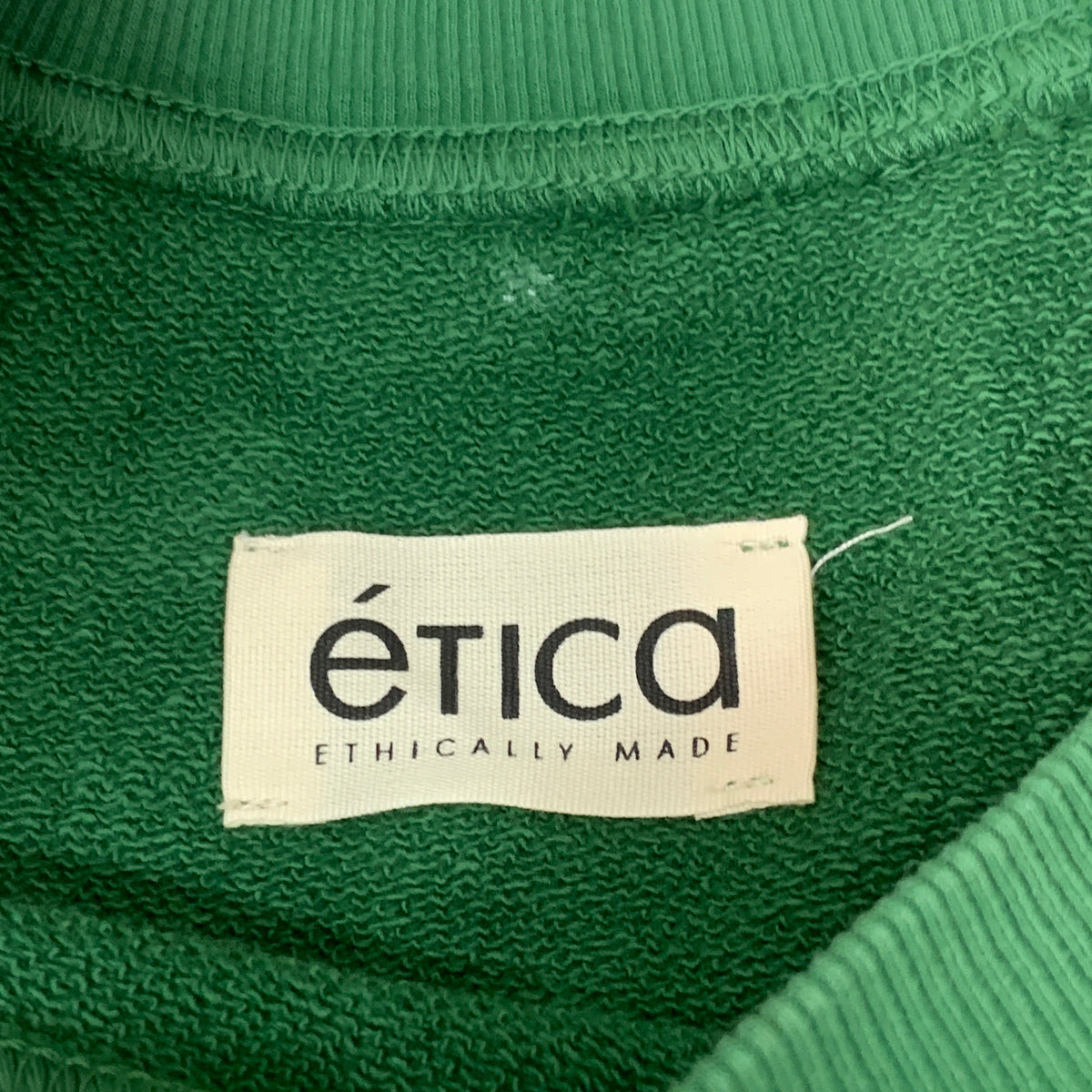 ETICA Fleur Raglan Sweat Top W/ Pintuck Sleeve Juniper Size Medium EW174412