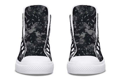 Printed Couple High-top Canvas Shoes
