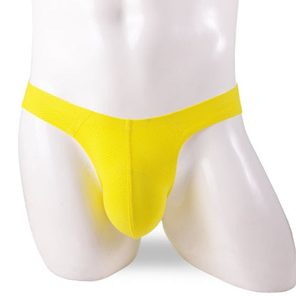 Men's Ice Silk Seamless Low Waist Summer Briefs