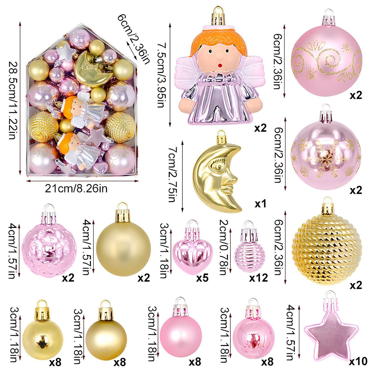 Christmas Tree Ornaments And Decorations
