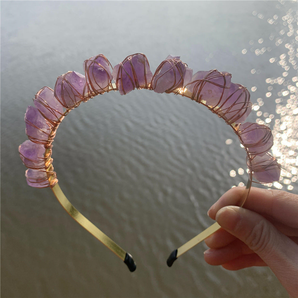 Quartz Crystal Wedding Crown