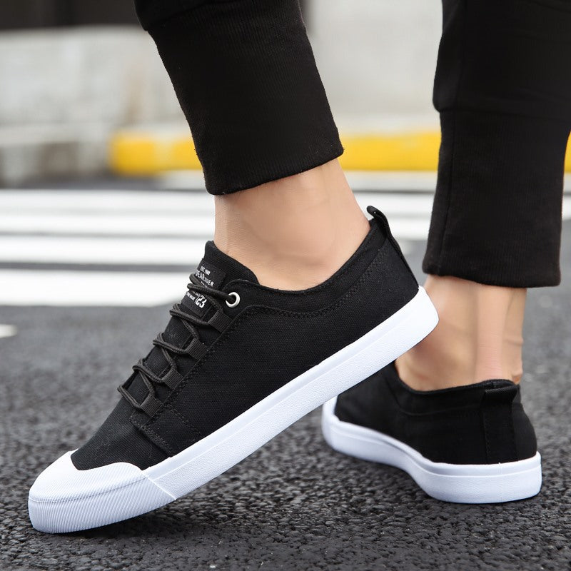 Korean men's canvas shoes