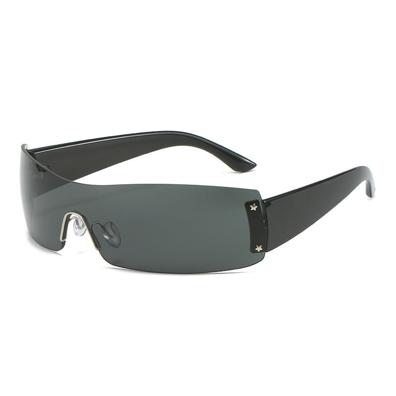 Personality Ins Siamese Glasses Fashion In Europe And America