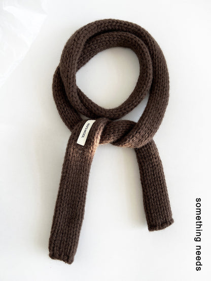 Narrow Long Scarf Womens Neck Warmer