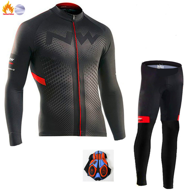 Cycling jersey long sleeve suit